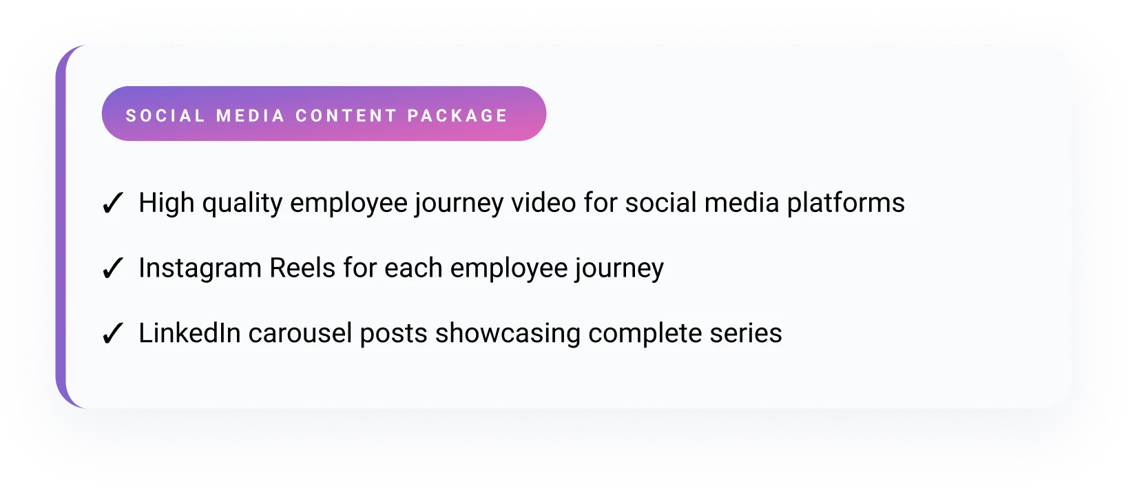 Social Media Content Package