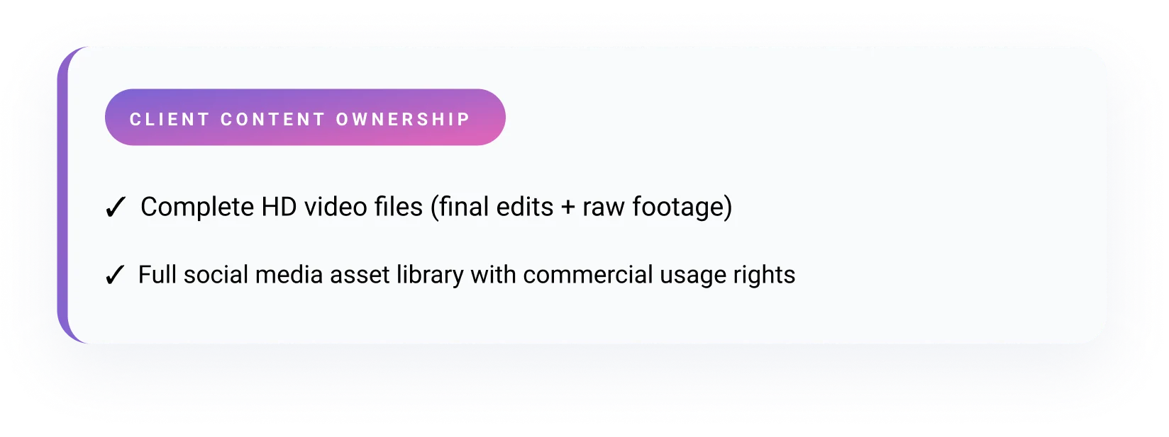 Client Content Ownership