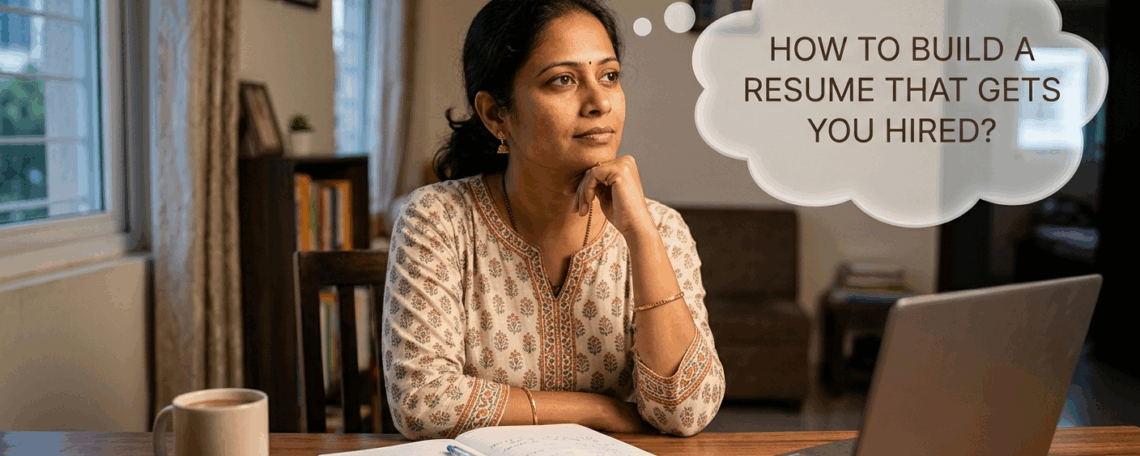 how to build a resume​