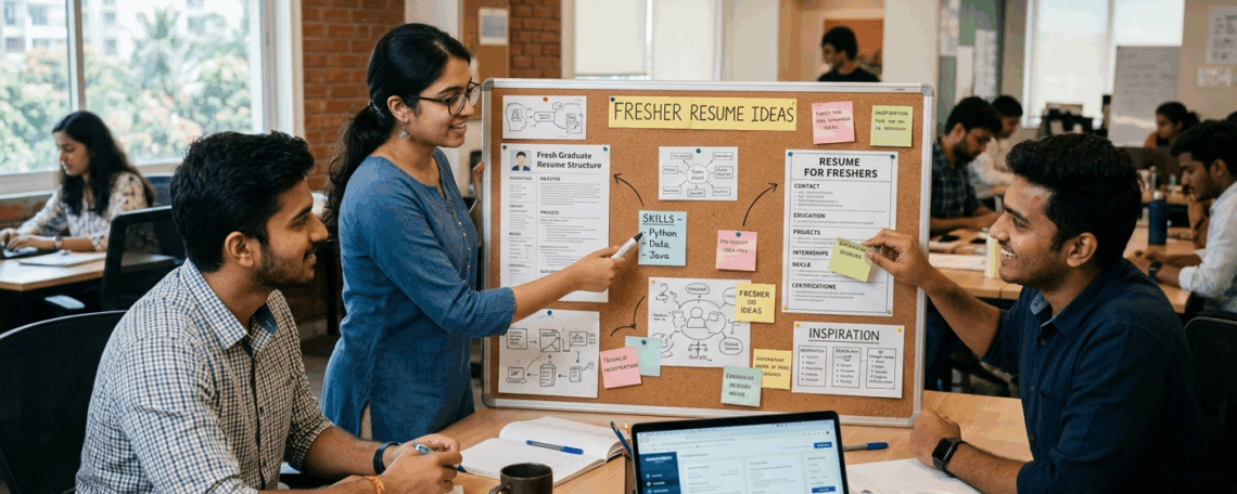 how to build resume for freshers